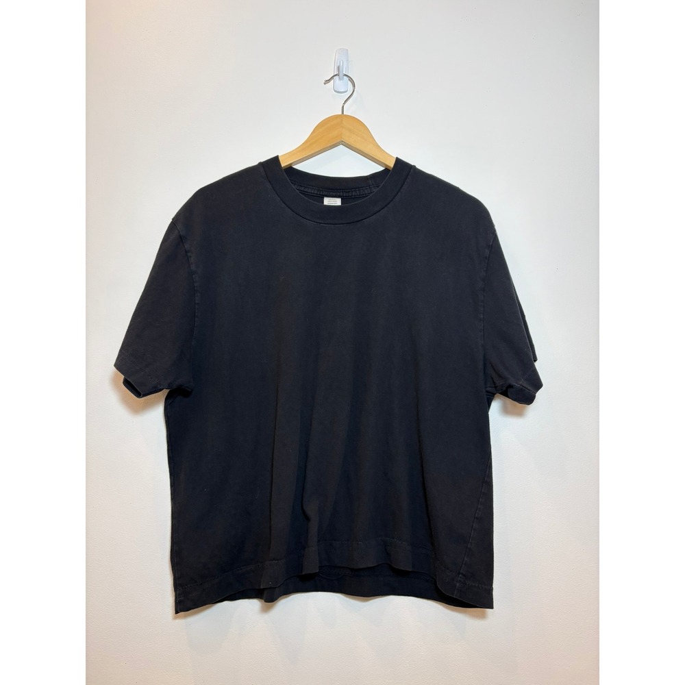 JJJJound Standard Issue Black Cotton T-Shirt Men XL Made Canada Boxy Fit Classic